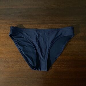 Aerie/ American Eagle Simple Solid Navy Blue Bikini Bottom, Size XS